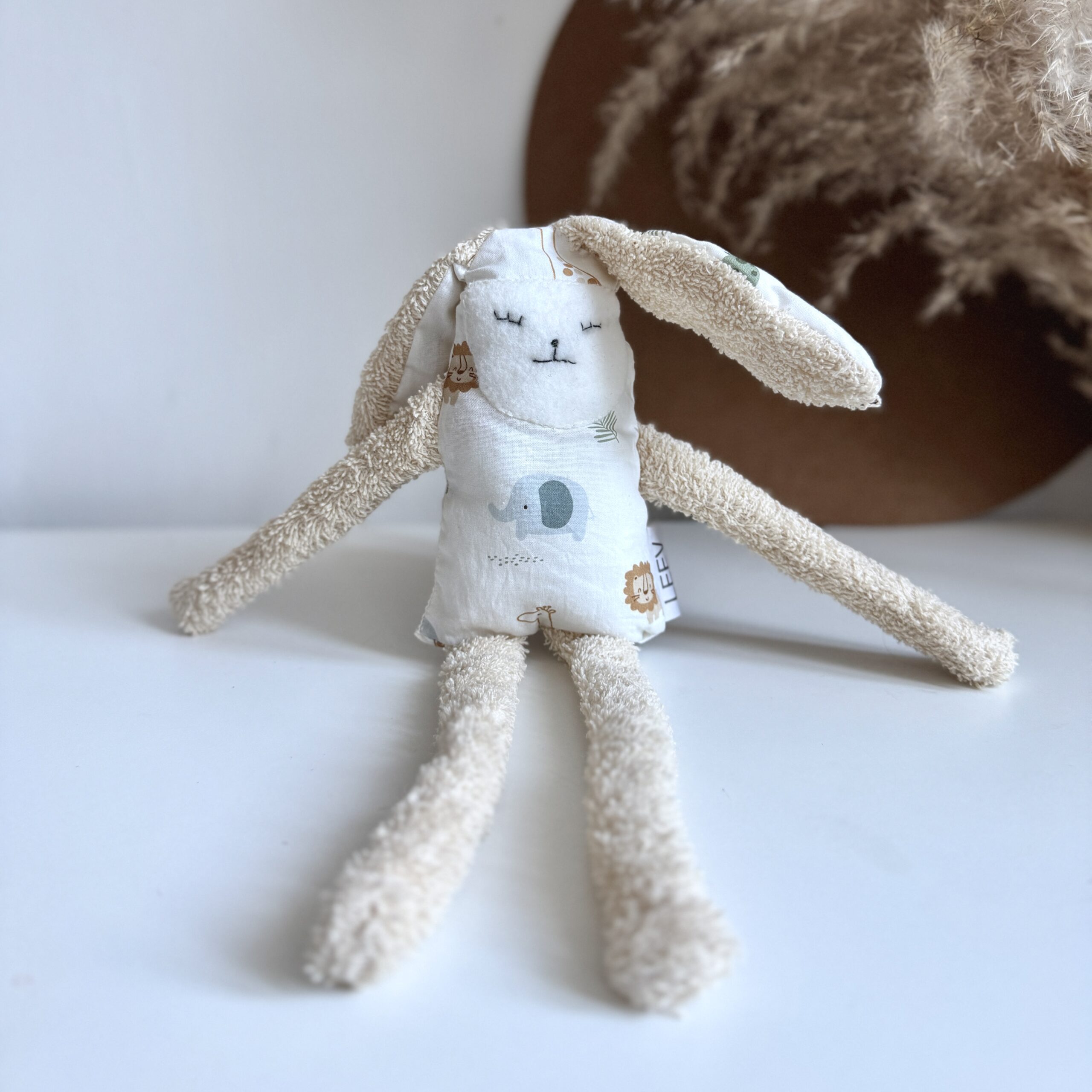 LEEV Handmade Knuffelkonijn - Afrika beige