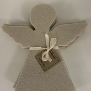 LEEV Handmade Engel bestekhouder beige 6 stuks